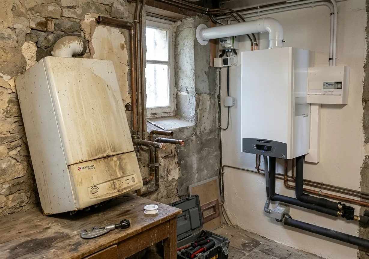 Remplacement de chaudière à Boulogne-Billancourt